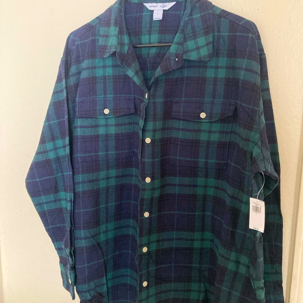 OLD NAVY Boyfriend Shirt! NEW!